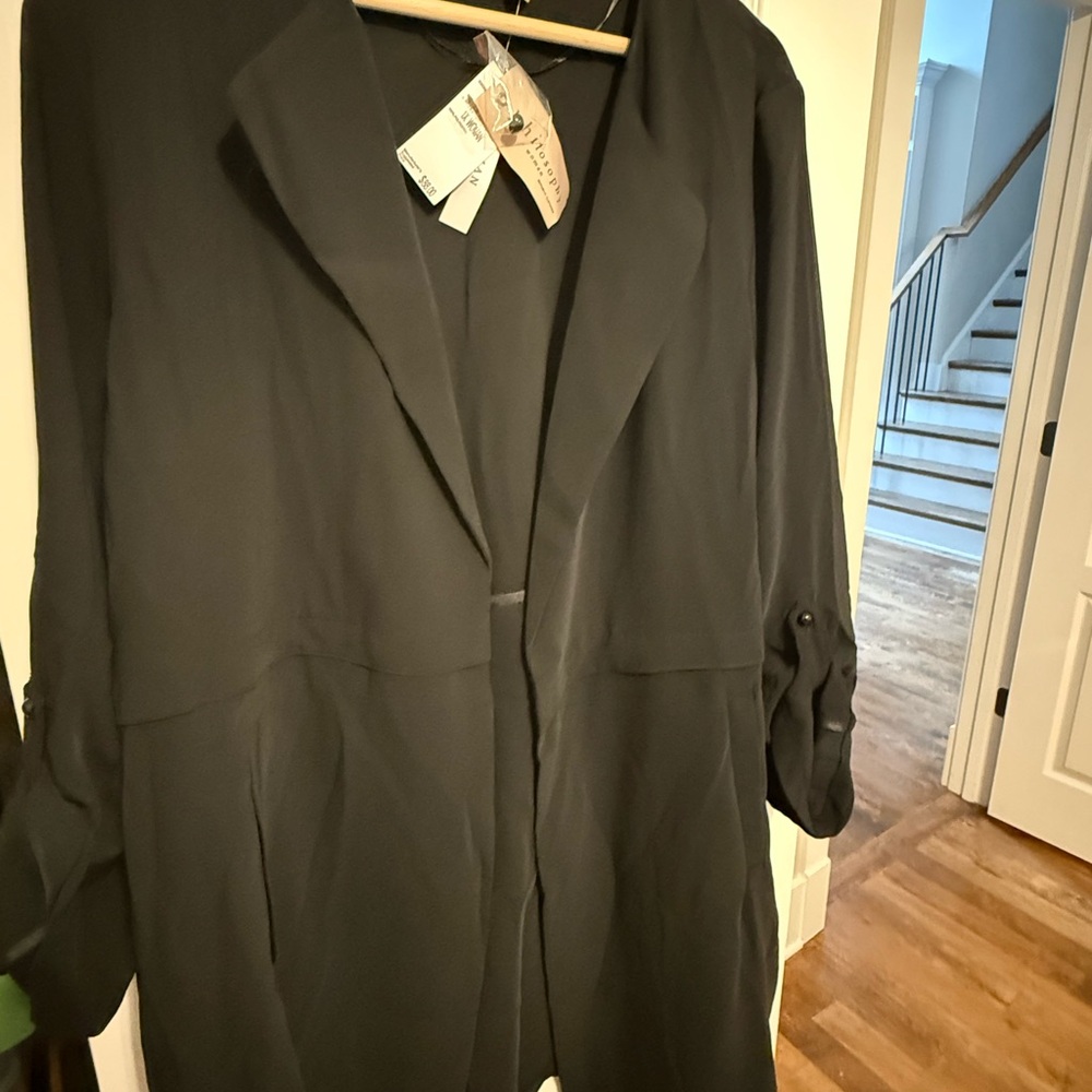 Philosophy Black Long Jacket